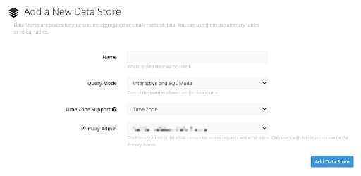 Chartio: Data Store Settings | Hevo Data